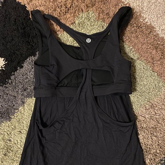 Lululemon strappy tank top YOGA workout backless 4 - Picture 1 of 3